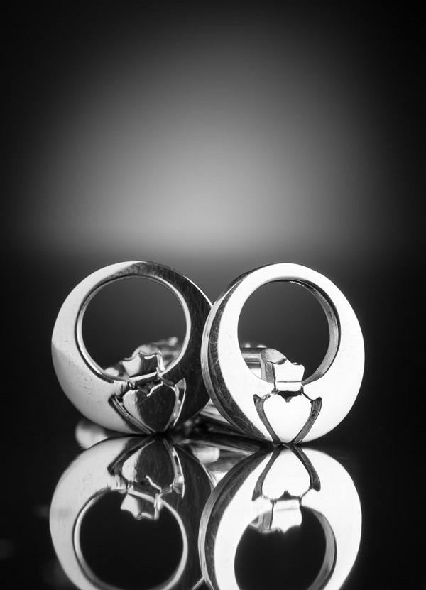 Sterling buy Silver Claddagh Cuff-Links