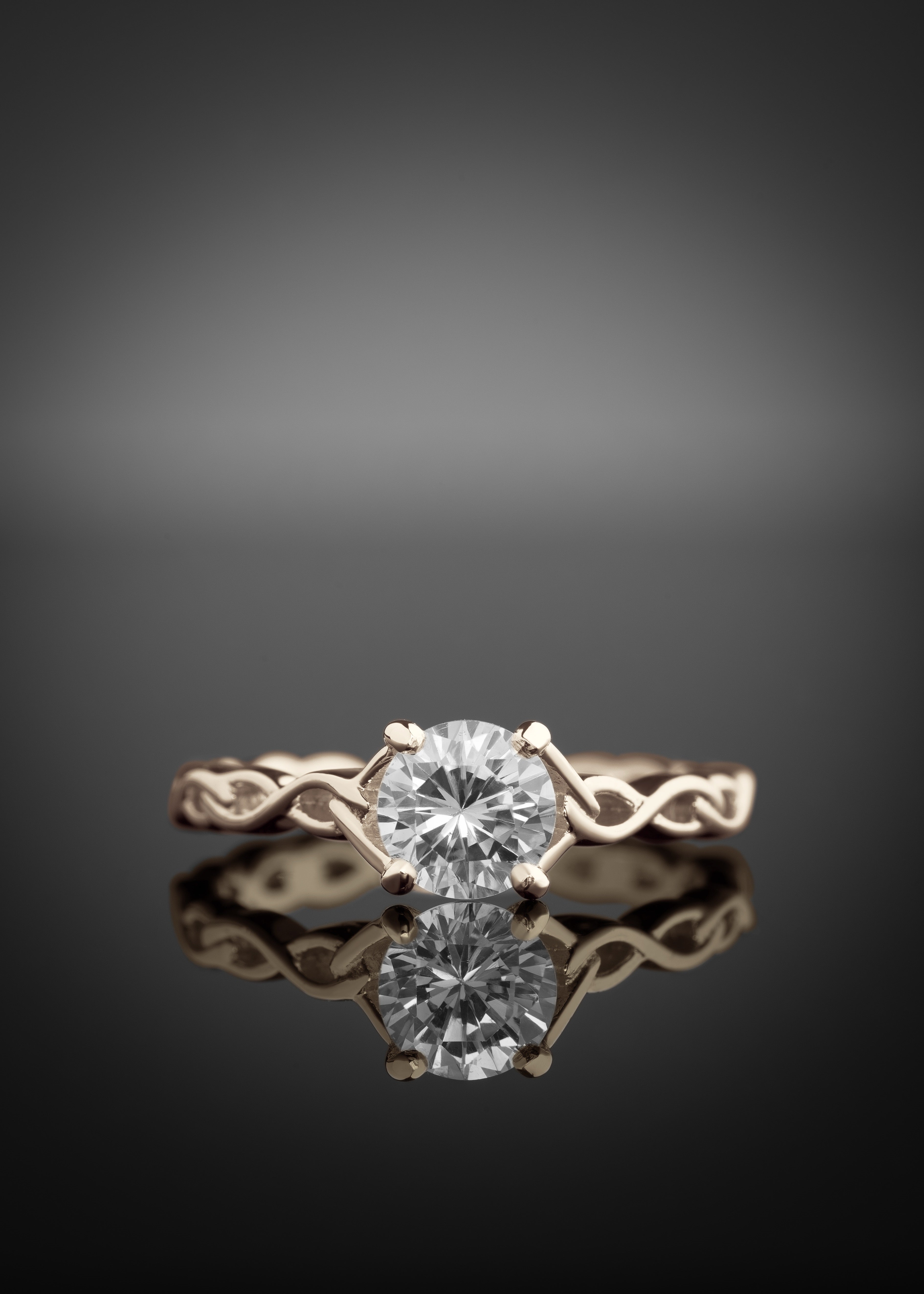 Gold celtic wedding on sale rings